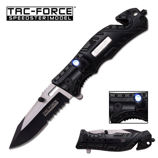 TAC FORCE TF-835SH 4.5'' CLOSED SPRING ASSISTED FOLDER