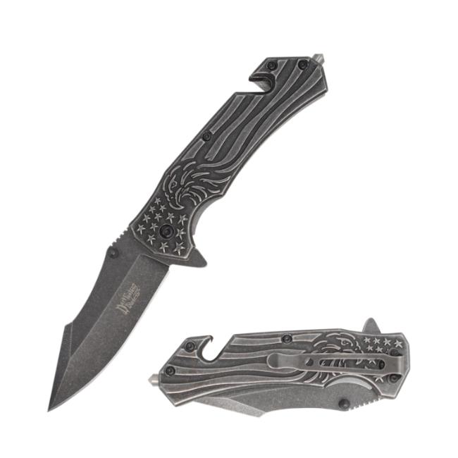Dark Fantasy Blades Rescue Style Spring Assist Knife - DF-2055-4
