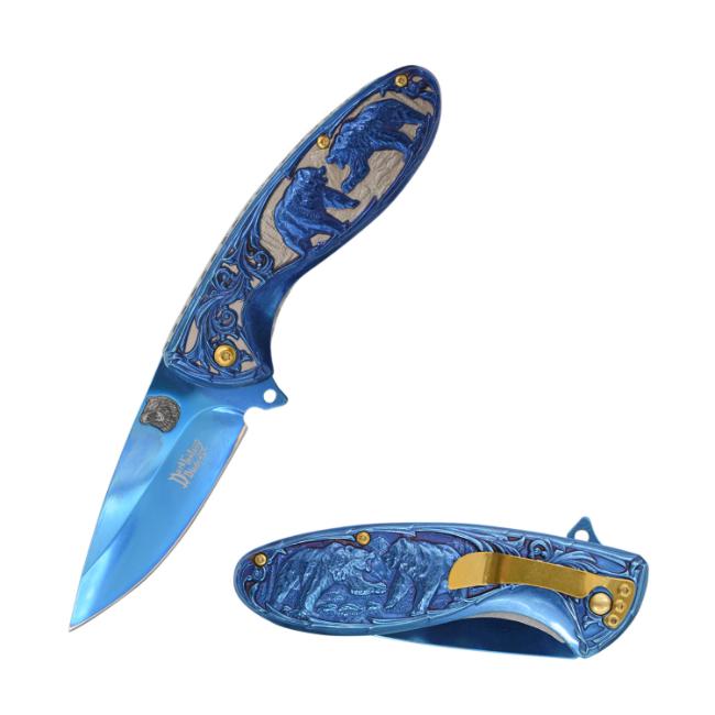Dark Fantasy Blades Heavy Duty Spring Assist KNIFE DF-9037-4