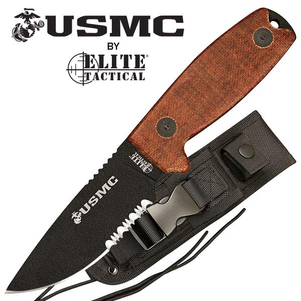 U.S. Marines by MTech USA USA M-1022TN FIXED BLADE KNIFE