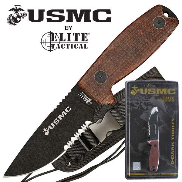 U.S. Marines by MTech USA USA M-1022TNCS FIXED BLADE KNIFE