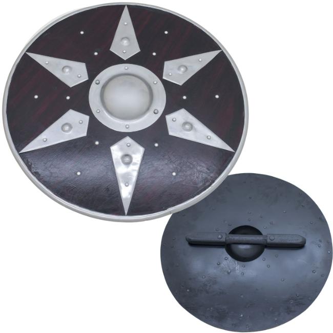 Medieval Warrior HandCrafted Viking Round Shield SH-010