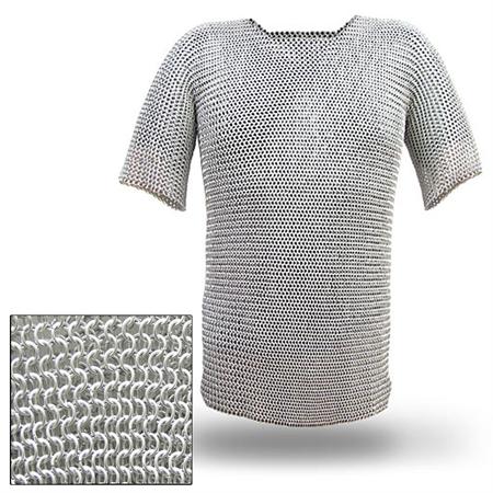 Haubergeon Replica Chain Mail Armor Long SHIRT