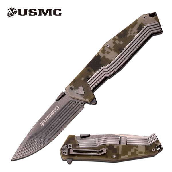 U.S. Marines by MTech USA M-3002DG FOLDING KNIFE 4.75'' CLOSE