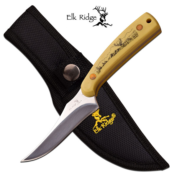 Elk Ridge ER-299IV FIXED BLADE KNIFE 7'' OVERALL