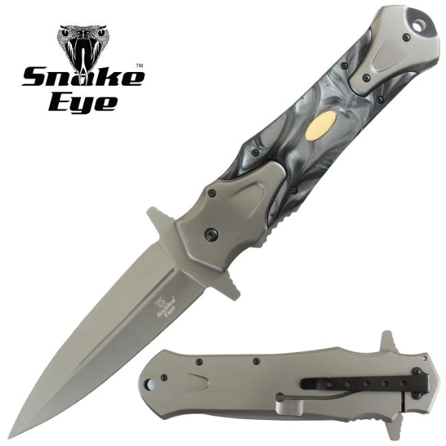 Snake Eye Tactical JUMBO Spring Assist Knife SE-5321GB