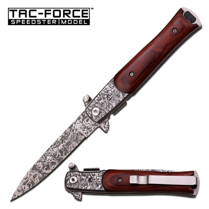 TAC FORCE TF-428DMW SPRING ASSISTED KNIFE 5'' CLOSED