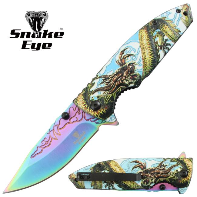 Snake Eye Tactical Spring Assist Spring Assist Knife SE-10RB