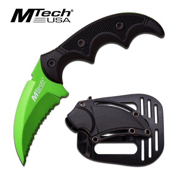 MTech USA MT-20-63GN FIXED BLADE KNIFE 5'' OVERALL
