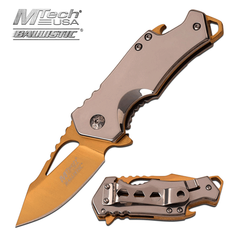MTECH USA MT-A882SGD SPRING ASSISTED KNIFE 3'' CLOSED