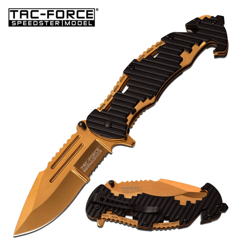 TAC FORCE TF-932BG SPRING ASSISTED KNIFE 4.75'' CLOSED
