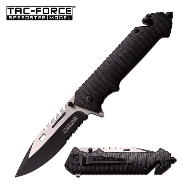 TAC FORCE TF-916BK SPRING ASSISTED KNIFE 5'' CLOSED