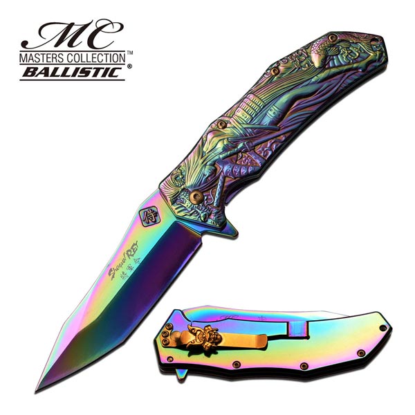MASTER COLLECTION MC-A035RB SPRING ASSISTED KNIFE 4.75'' CLSD