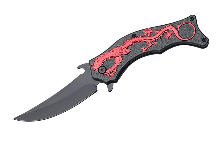 Snake Eye Tactical RD Dragon Style Spring Assist KNIFE