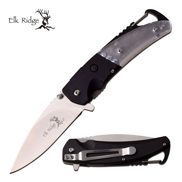 Elk Ridge ER-A157BK SPRING ASSISTED KNIFE 4'' CLOSED