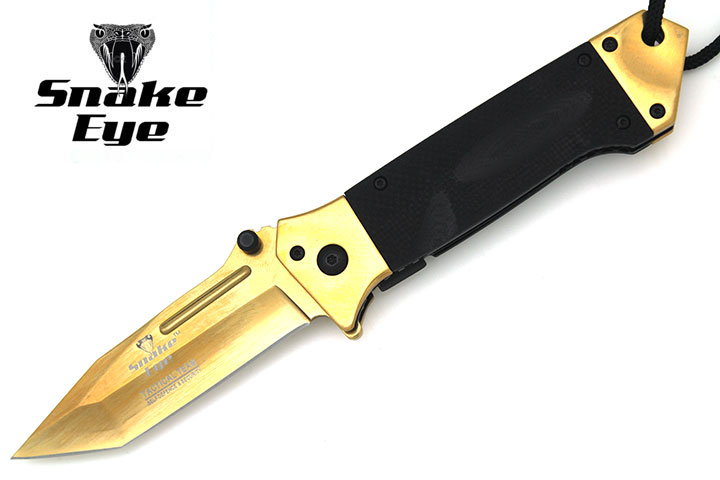 SNAKE EYE TACTICAL SPRING ASSIST KNIFE 4.5 CLOSED