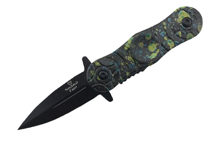 SNAKE EYE TACTICAL EXCLUSIVE SPRING ASSIST SPINNER KNIFE 3''