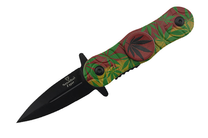 SNAKE EYE TACTICAL EXCLUSIVE SPRING ASSIST SPINNER KNIFE 3''