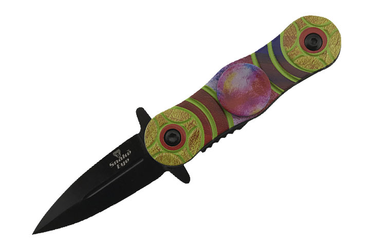 SNAKE EYE TACTICAL EXCLUSIVE SPRING ASSIST SPINNER KNIFE 3''