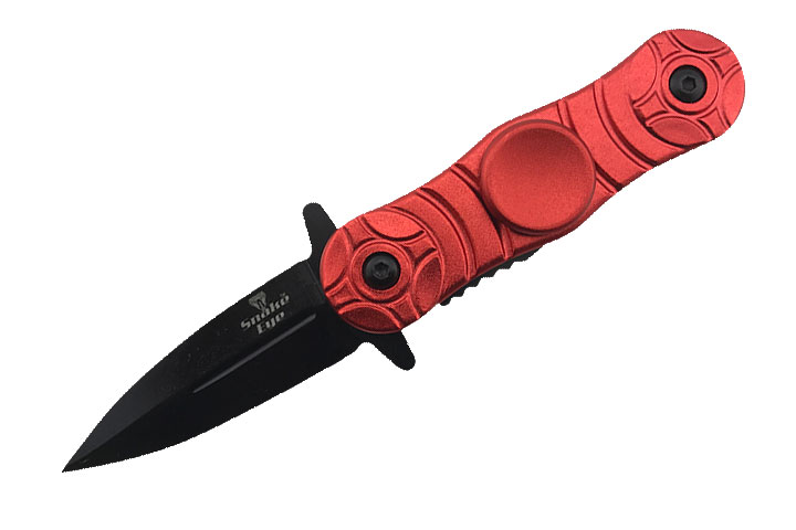 SNAKE EYE TACTICAL EXCLUSIVE SPRING ASSIST SPINNER KNIFE 3''