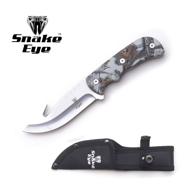 Snake Eye Tactical Skinner KNIFE Gut Hook Blade 8.5'' Overall