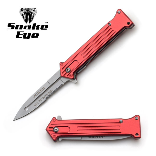 '' Joker '' RED  Spring Assist Knife SE-457RD