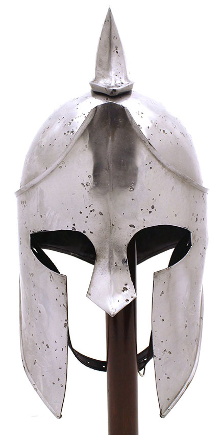 Medieval Warrior Brand 18G Steel Greek Spartan Helmet