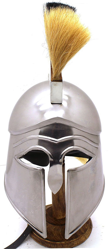 Medieval Warrior Brand 18G Steel Greek Corinthian Armor Helmet