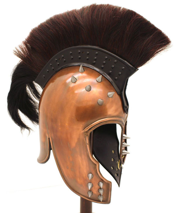 Medieval Warrior Brand 20G Steel Punk Trojan HELMET
