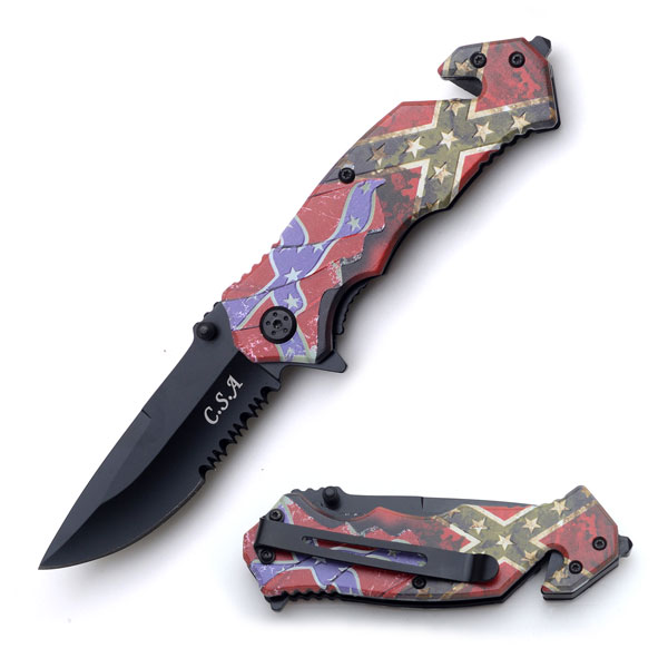 SNAKE EYE TACTICAL RECUSE STYLE SPRING ASSIST KNIFE 4.5 CLOSED