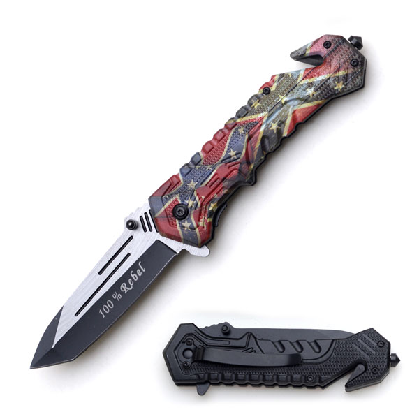 SNAKE EYE TACTICAL RECUSE STYLE SPRING ASSIST KNIFE 4.5 CLOSED