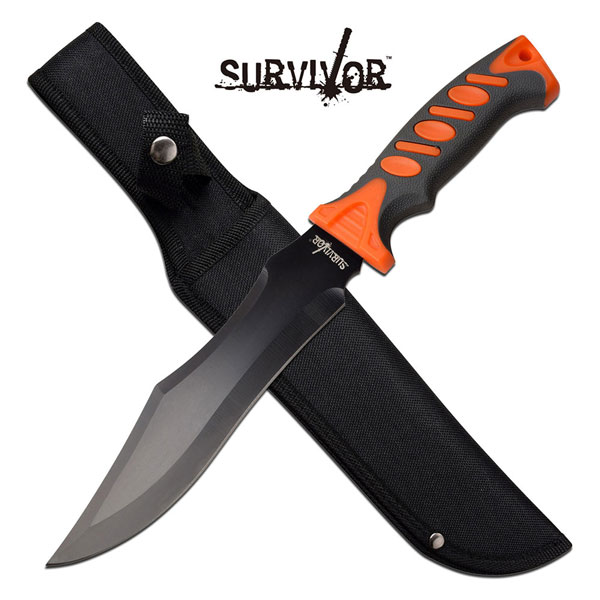 SURVIVOR SV-FIX004BK FIXED BLADE KNIFE