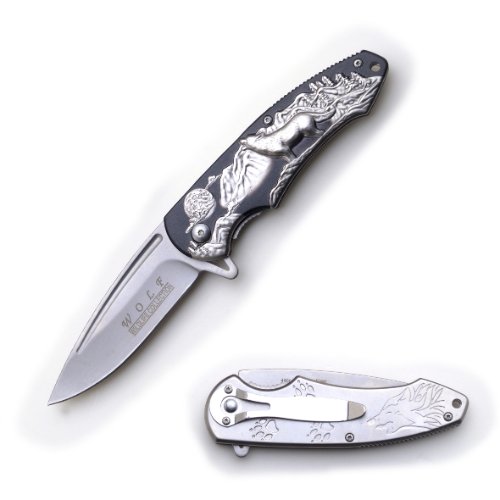 Wild Turkey Handmade Collection Spring Assist KNIFE 4.5'' Closed