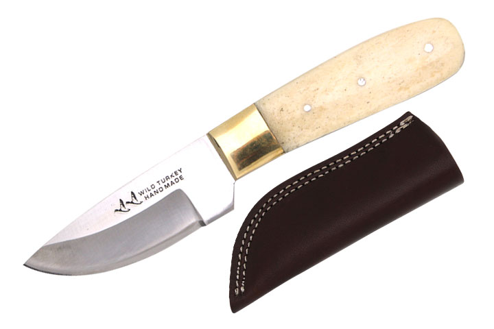 Wild Turkey Handmade Collection  Skinner Fix Blade knife