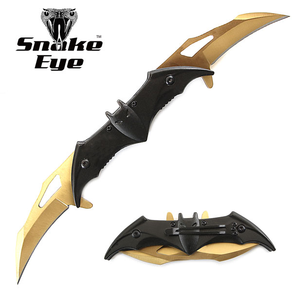 Snake Eye Tactical GD Double Bladed Spring Assisted Knife