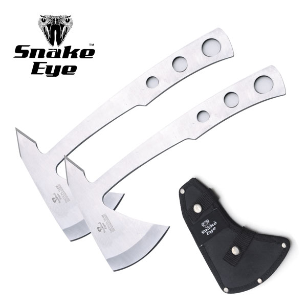 SNAKE EYE SE-107-S2 2PCS THROWING AXE SET 9.5'' OVERALL