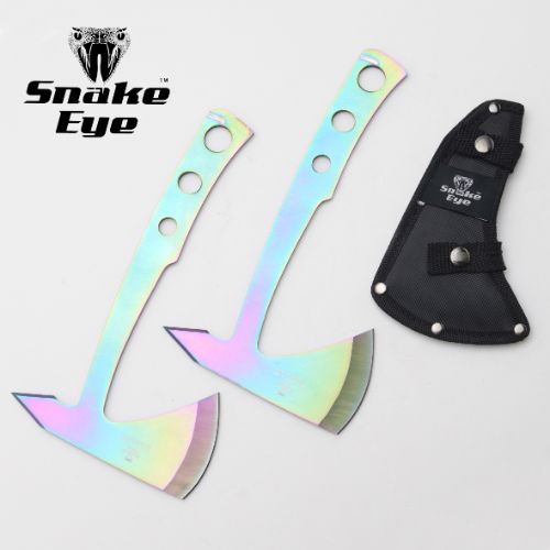 SNAKE EYE  2PCS THROWING AXE SET 9.5'' OVERALL