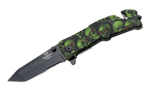 Snake Eye Tactical Spring Assist Knives 4.5 '' Closed