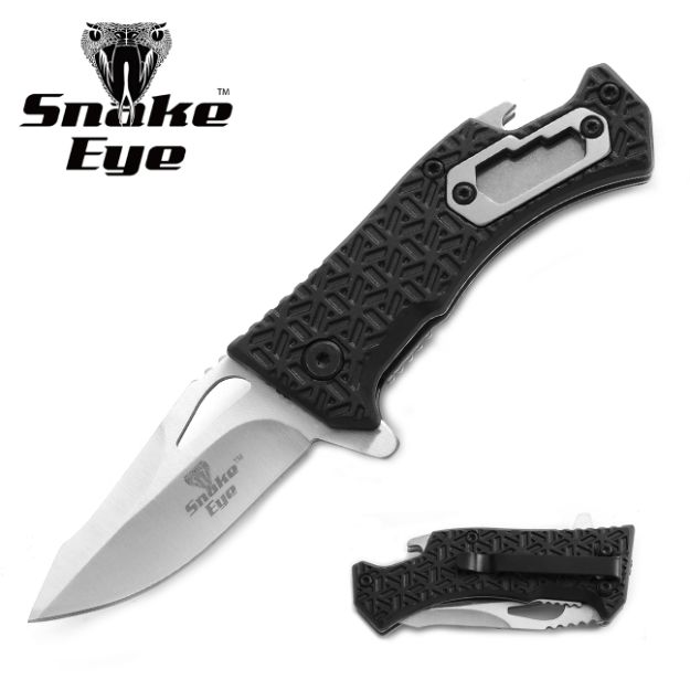 Snake Eye Tactical Spring Assist KNIFE 3'' Closed