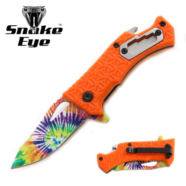 Snake Eye Tactical Spring Assist Knife 3'' Closed