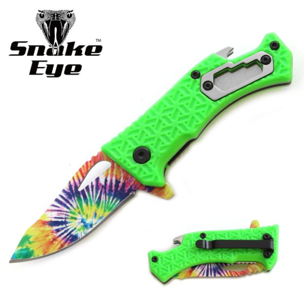 Snake Eye Tactical Spring Assist Knife 3'' Closed