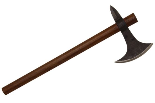 Medieval warrior brand   fully functional   axe  23'' overall.