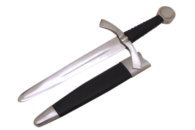 Medieval Knight DAGGER 17'' Overall with Scabbard.
