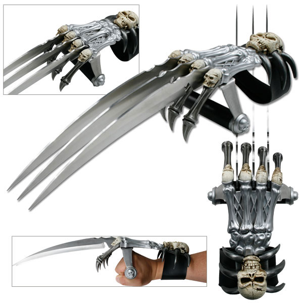 SKULL & Bones Gauntlet Style Hand Claws