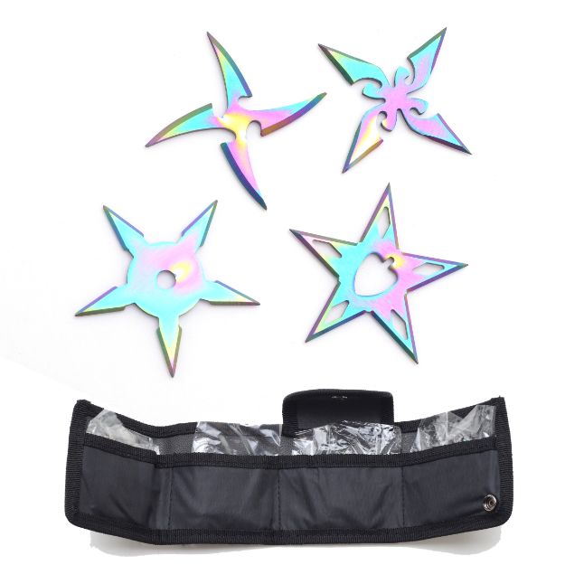 Snake Eye Tactical 4pc Throwing Star Set 2.5'' Diameter
