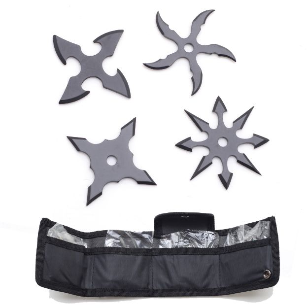 Snake Eye Tactical 4pc Throwing Star Set 2.5'' Diameter
