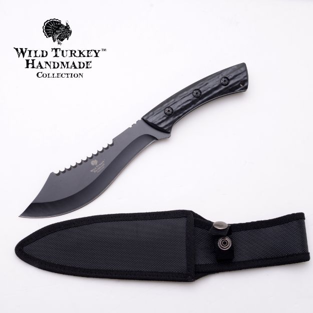 Wild Turkey Outdoor Tactical Heavy Duty Fix Blade Knife 12''