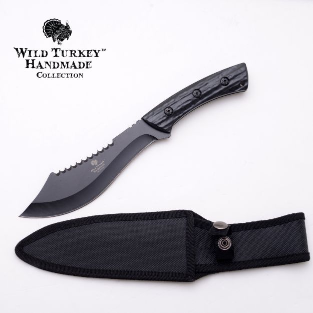 Wild Turkey Outdoor Tactical Heavy Duty Fix Blade KNIFE 12''