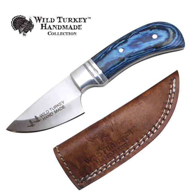 Wild Turkey Handmade Collection Fix Blade Skinner 6'' overall