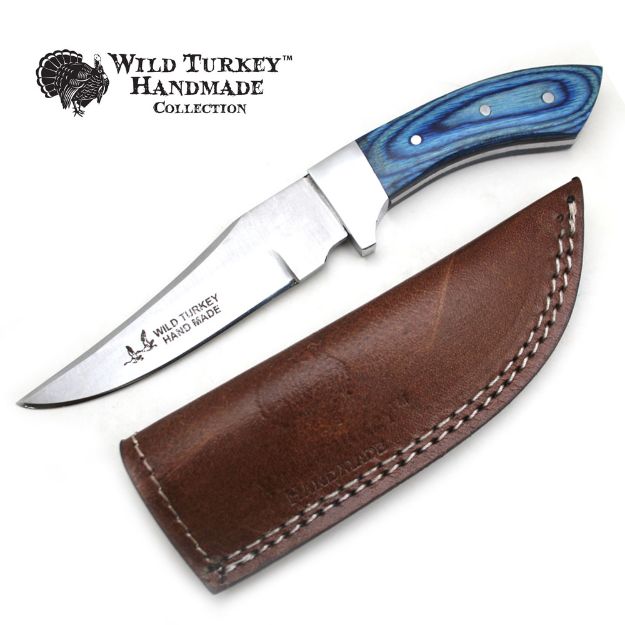 Wild Turkey Handmade Collection Fix Blade Knife 8.5'' Overall